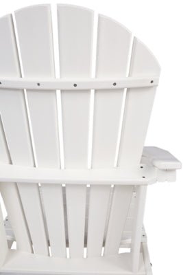 Sundown Treasure Adirondack Chair - White Arm Chair modern furniture Contempo Furniture