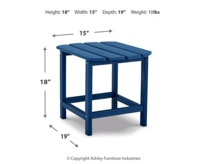 Sundown Treasure End Table - Blue End Table modern furniture Contempo Furniture