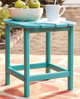 Sundown Treasure End Table - Light Blue End Table modern furniture Contempo Furniture