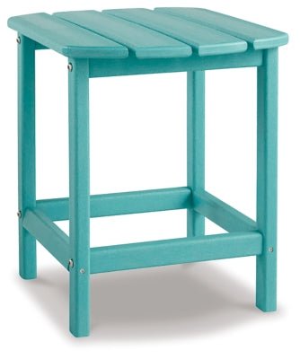 Sundown Treasure End Table - Light Blue End Table modern furniture Contempo Furniture