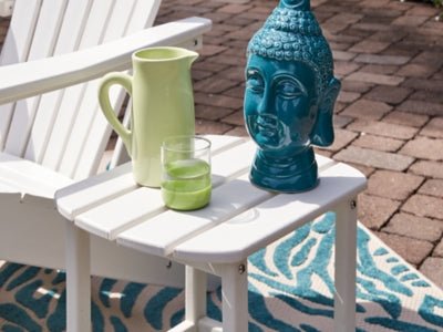 Sundown Treasure End Table - White End Table modern furniture Contempo Furniture
