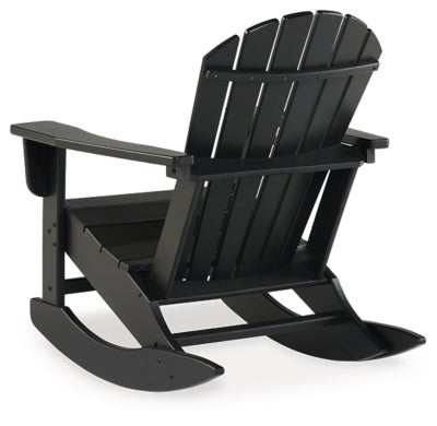 Sundown Treasure Outdoor Rocking Chair - Black Rocker Chair modern furniture Contempo Furniture