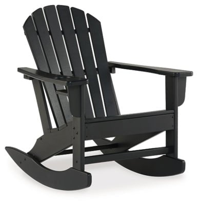 Sundown Treasure Outdoor Rocking Chair - Black Rocker Chair modern furniture Contempo Furniture
