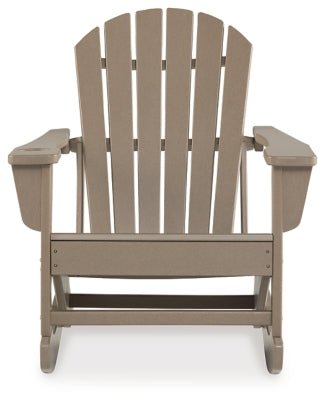 Sundown Treasure Outdoor Rocking Chair - Light Brown Rocker Chair modern furniture Contempo Furniture