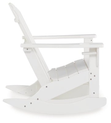 Sundown Treasure Outdoor Rocking Chair - White Rocker Chair modern furniture Contempo Furniture
