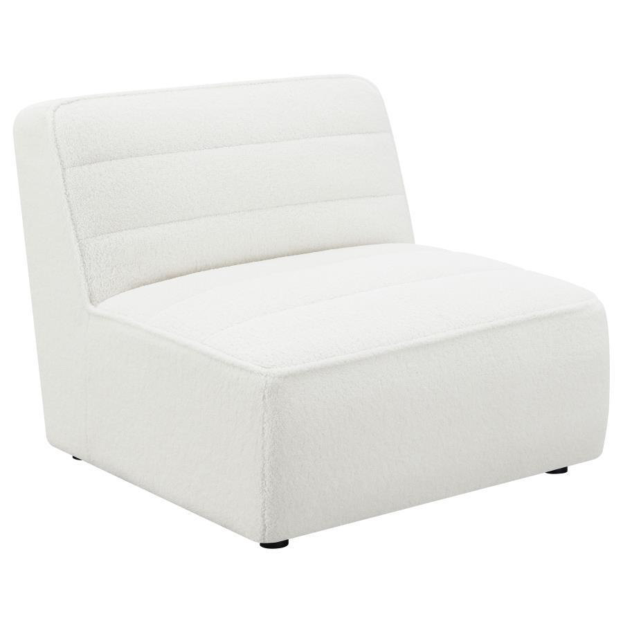 Sunny - 6 Piece Upholstered Modular Sectional Sofa - Natural Stationary Sectional modern furniture Contempo Furniture