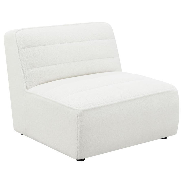Sunny - 6 Piece Upholstered Modular Sectional Sofa - Natural Stationary Sectional modern furniture Contempo Furniture