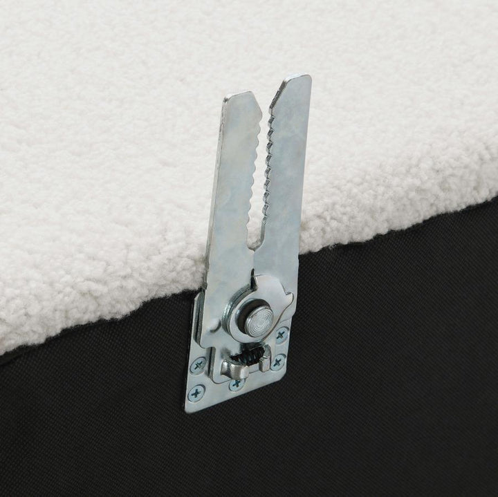 Sunny - Upholstered Armless Chair Natural - Ivory Stationary Chair modern furniture Contempo Furniture