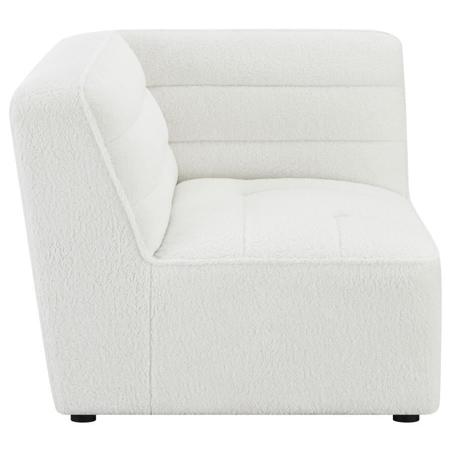 Sunny - Upholstered Corner Chair Natural - Ivory Corners modern furniture Contempo Furniture