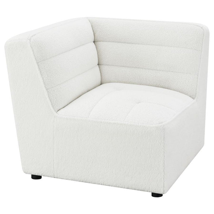 Sunny - Upholstered Corner Chair Natural - Ivory Corners modern furniture Contempo Furniture