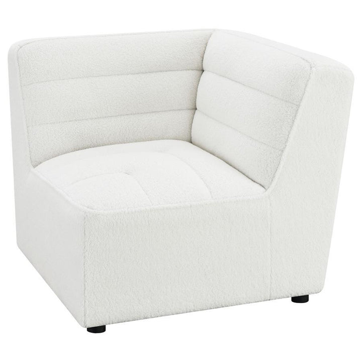 Sunny - Upholstered Corner Chair Natural - Ivory Corners modern furniture Contempo Furniture