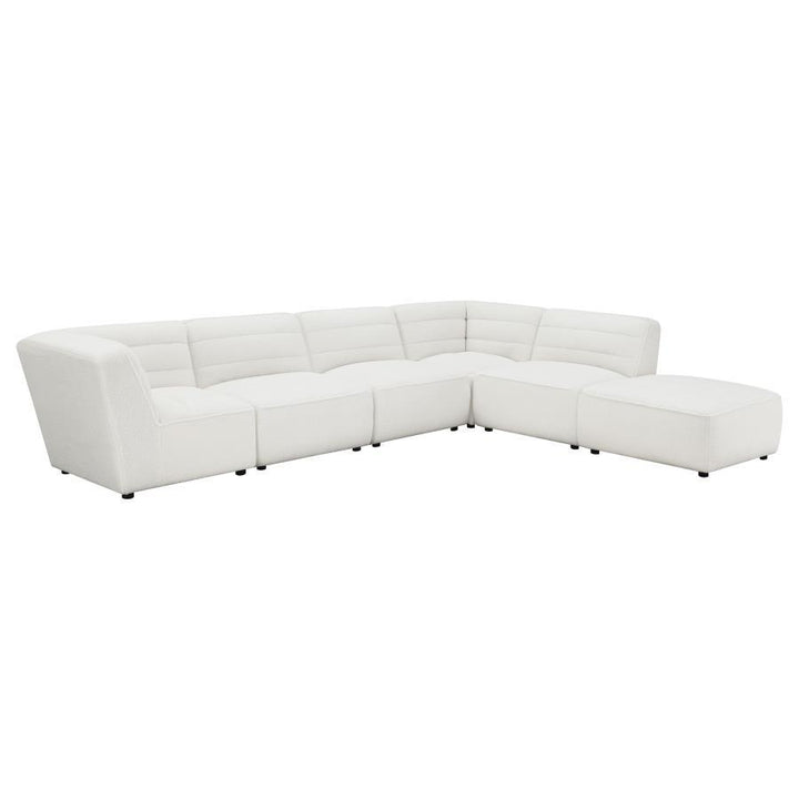 Sunny - Upholstered Corner Chair Natural - Ivory Corners modern furniture Contempo Furniture