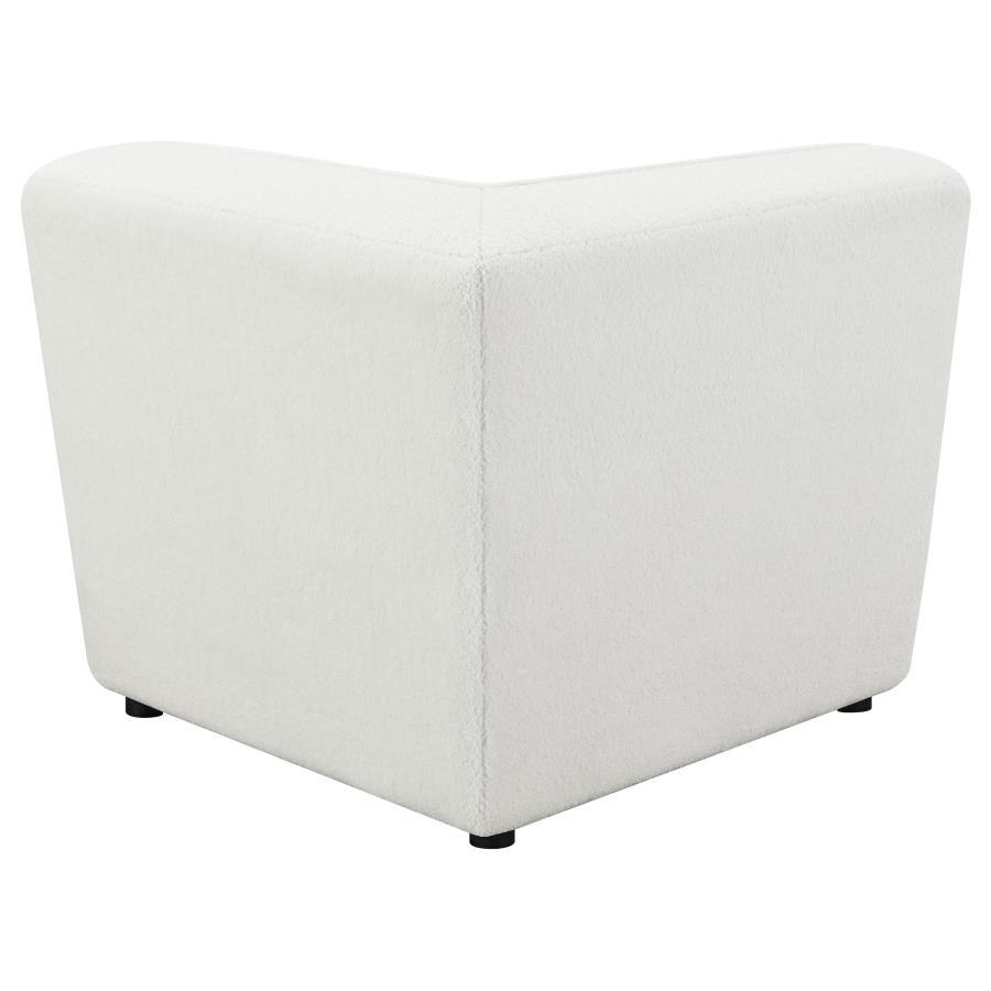 Sunny - Upholstered Corner Chair Natural - Ivory Corners modern furniture Contempo Furniture