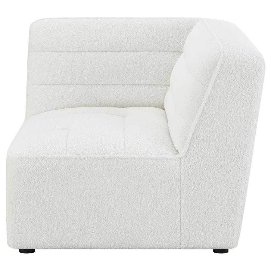 Sunny - Upholstered Corner Chair Natural - Ivory Corners modern furniture Contempo Furniture
