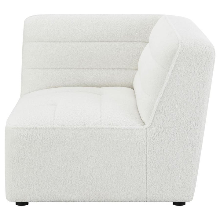 Sunny - Upholstered Corner Chair Natural - Ivory Corners modern furniture Contempo Furniture