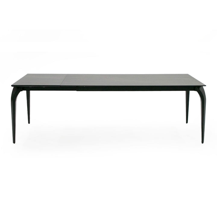 Suri - Modern Black Ceramic Extendable 71"/94.5" Dining Table