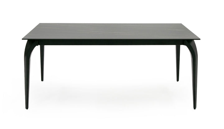 Suri - Modern Black Ceramic Extendable 71"/94.5" Dining Table