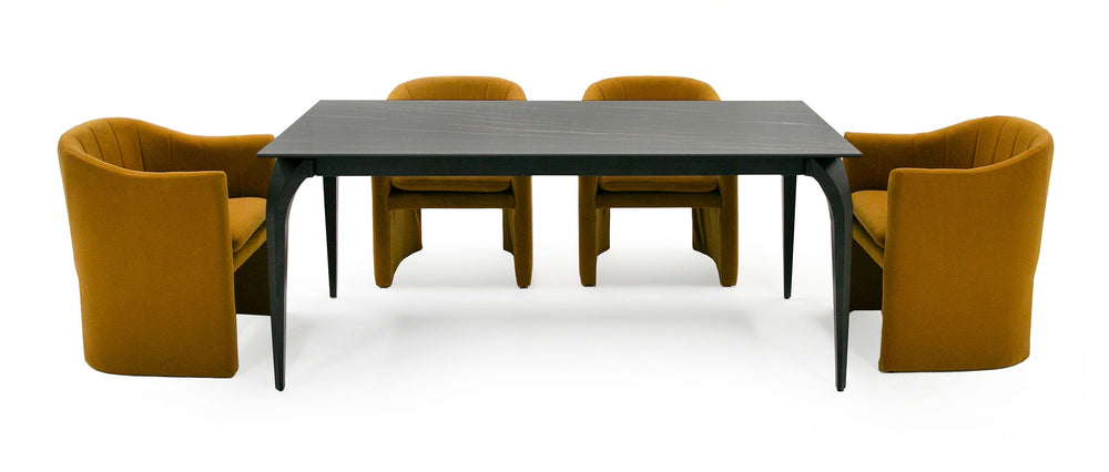 Suri - Modern Black Ceramic Extendable 71"/94.5" Dining Table