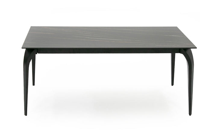 Suri - Modern Black Ceramic Extendable 71"/94.5" Dining Table