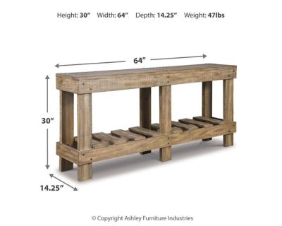 Susandeer Sofa/Console Table - Dark Brown Console Table modern furniture Contempo Furniture
