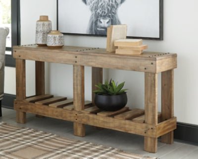 Susandeer Sofa/Console Table - Dark Brown Console Table modern furniture Contempo Furniture