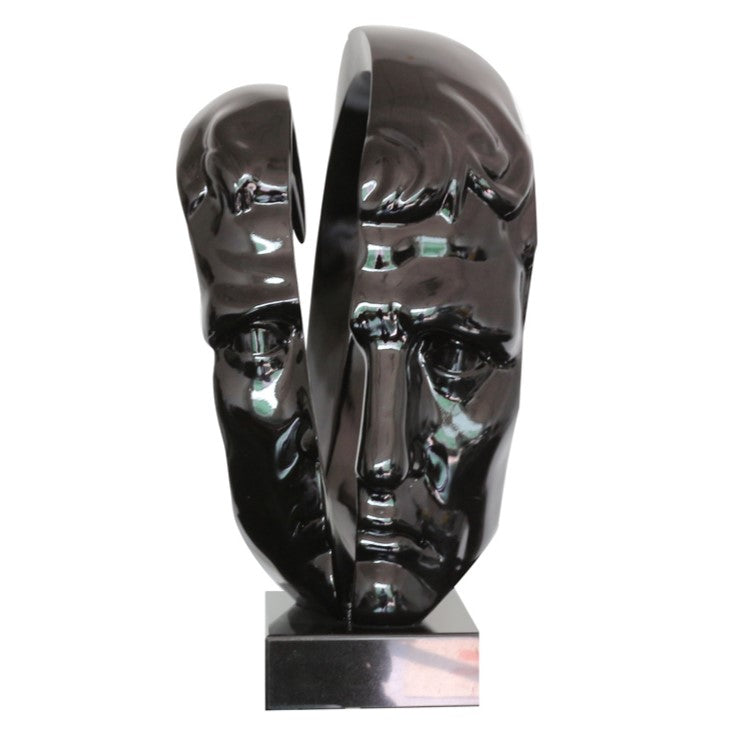 Statue Modern Black Sculpture