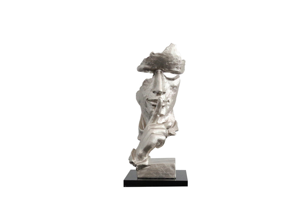 Whisper Modern Silver Sculpture