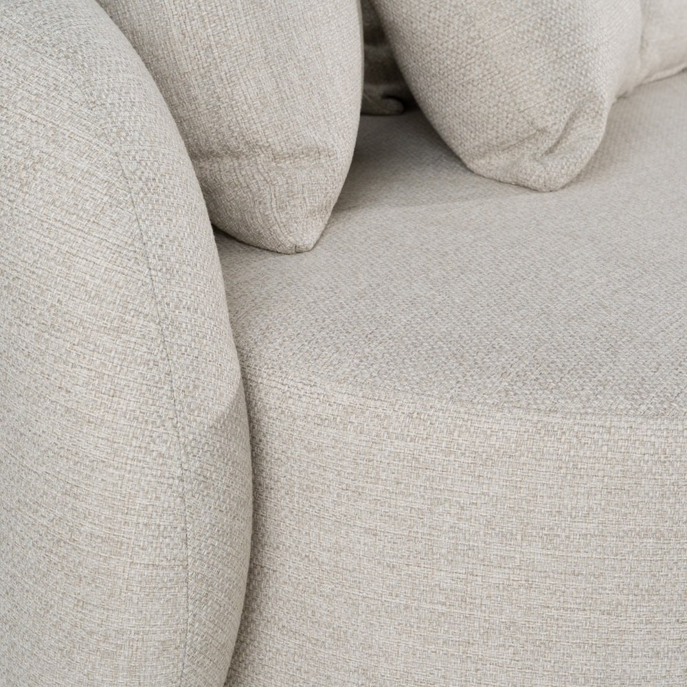 Tabarca - Outdoor Beige Fabric 4 Seat Sofa - View 5