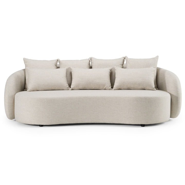 Tabarca - Outdoor Beige Fabric 3 Seat Sofa