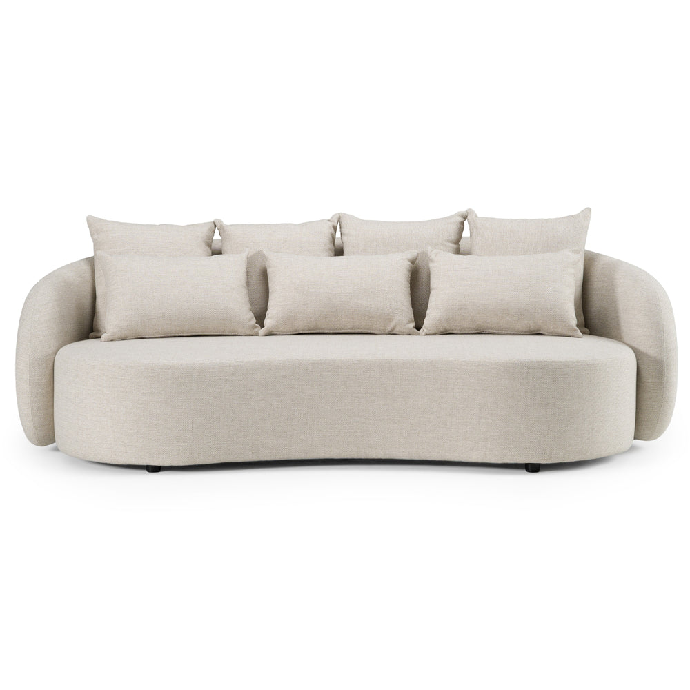Tabarca - Outdoor Beige Fabric 3 Seat Sofa