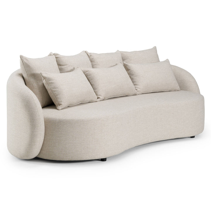 Tabarca - Outdoor Beige Fabric 3 Seat Sofa