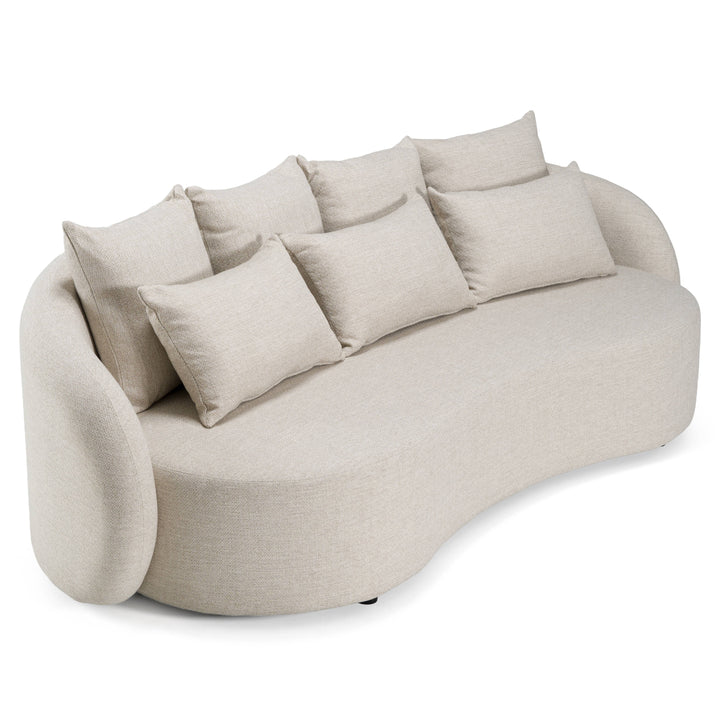 Tabarca - Outdoor Beige Fabric 3 Seat Sofa
