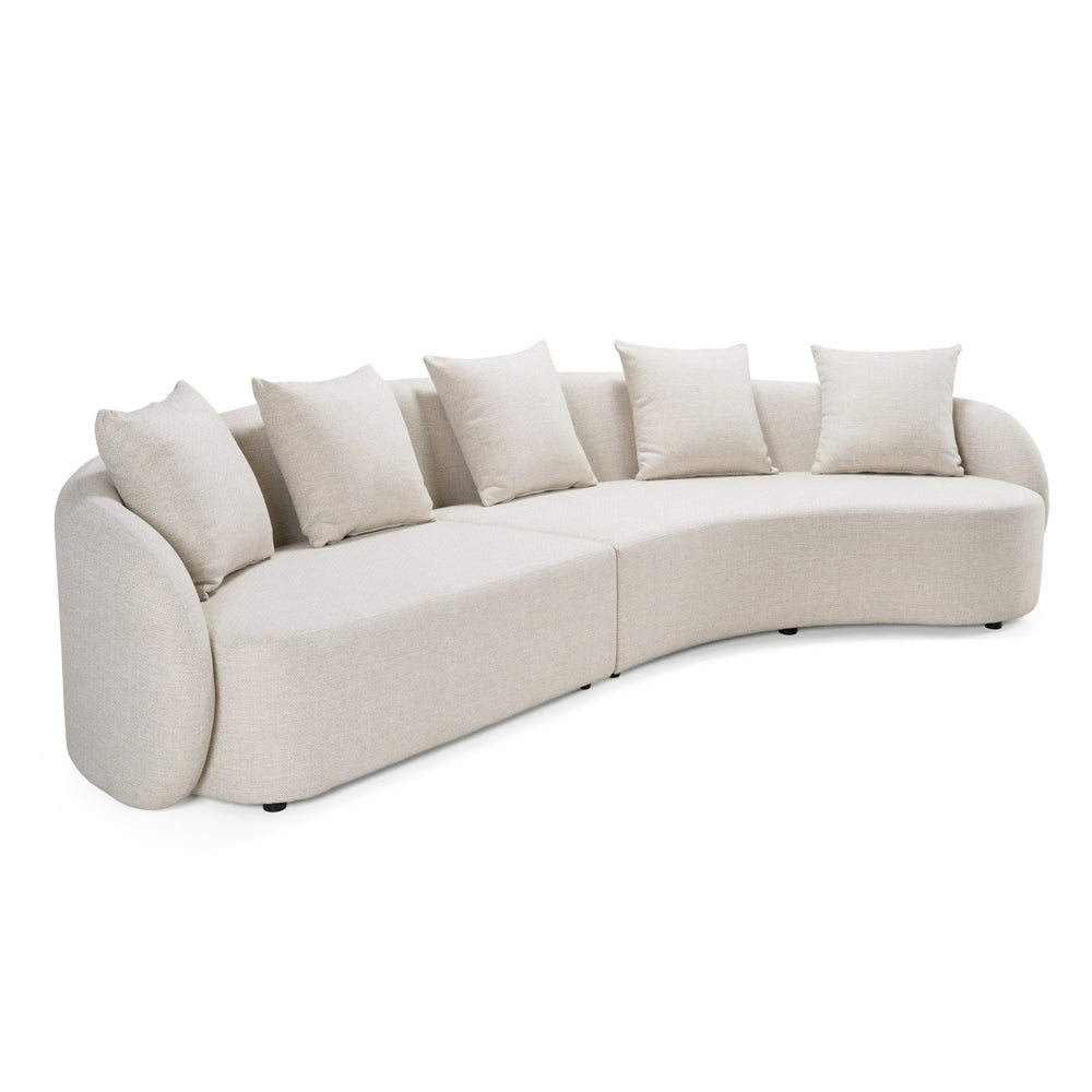 Tabarca - Outdoor Beige Fabric Sectional Sofa - View 2