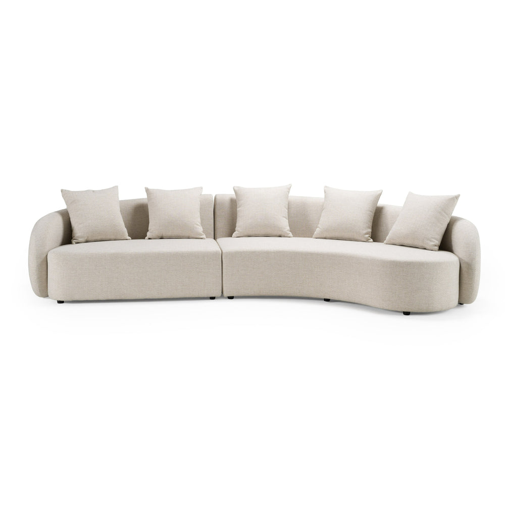 Tabarca - Outdoor Beige Fabric Sectional Sofa