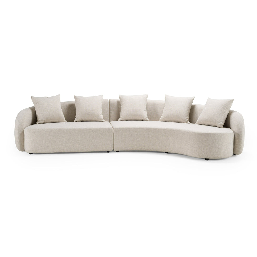 Tabarca - Outdoor Beige Fabric Sectional Sofa