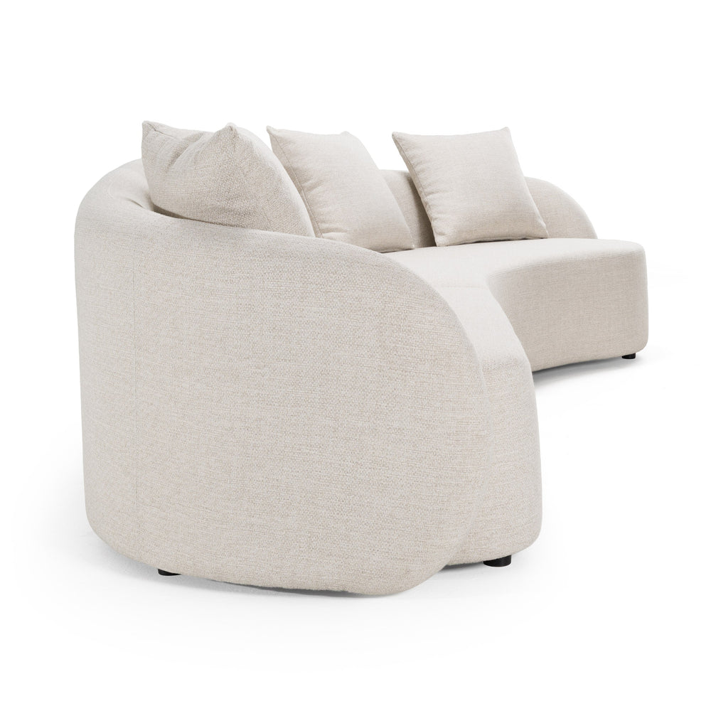 Tabarca - Outdoor Beige Fabric Sectional Sofa - View 3