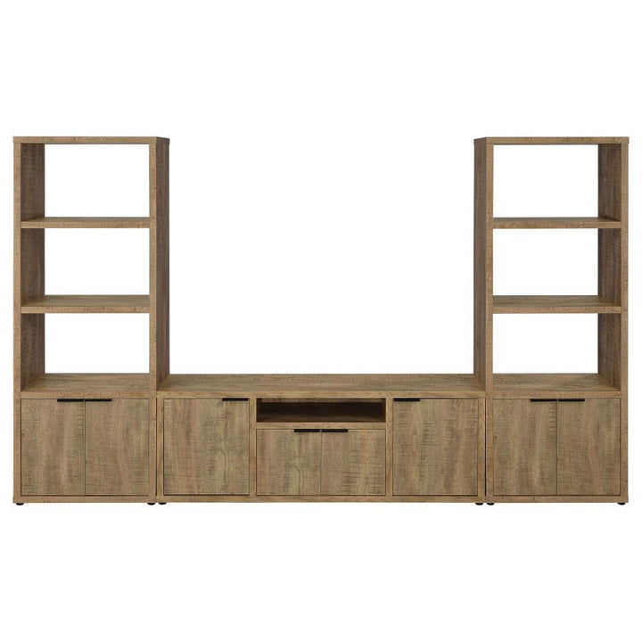 Tabby - 3 - Shelf Engineered Wood Media Tower - Mango Piers modern furniture Contempo Furniture
