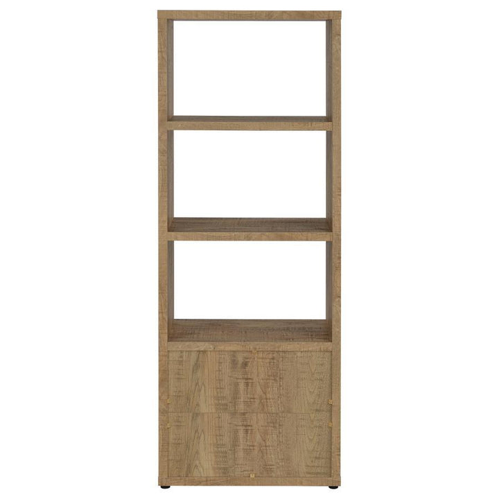 Tabby - 3 - Shelf Engineered Wood Media Tower - Mango Piers modern furniture Contempo Furniture