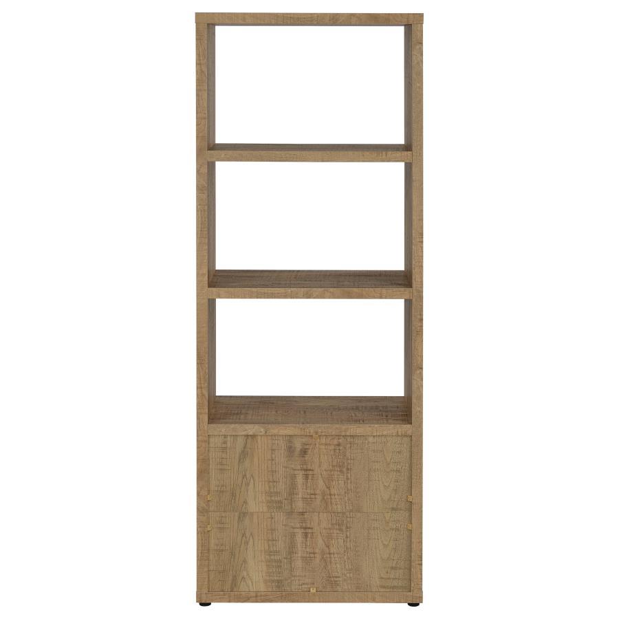 Tabby - 3 - Shelf Engineered Wood Media Tower - Mango Piers modern furniture Contempo Furniture