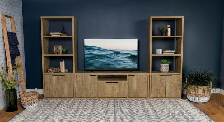 Tabby - 4 Door Engineered Wood TV Stand - Mango TV Stand modern furniture Contempo Furniture