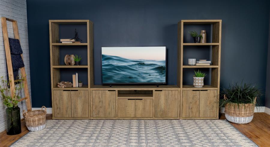 Tabby - 4 Door Engineered Wood TV Stand - Mango TV Stand modern furniture Contempo Furniture