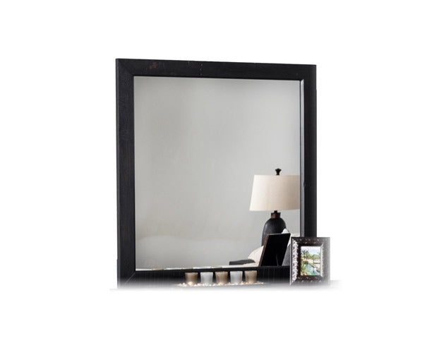 Tabitha Modern Dark Brown Recycled Pine Mirror