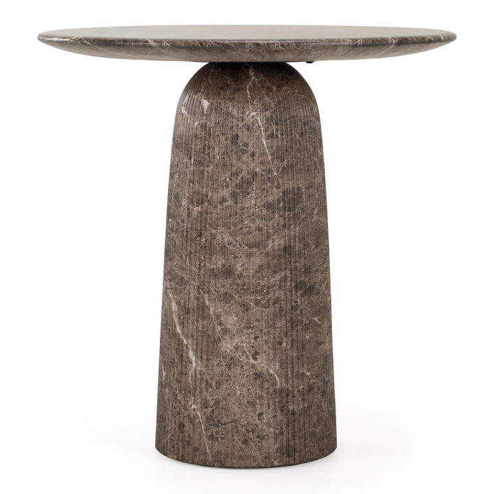 Tabor - Modern Faux Marble Concrete Counter Bar Table