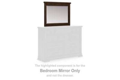 Taffenbrook Bedroom Mirror - Light Brown Mirror modern furniture Contempo Furniture
