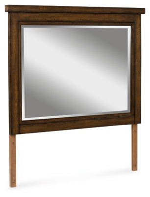 Taffenbrook Bedroom Mirror - Light Brown Mirror modern furniture Contempo Furniture