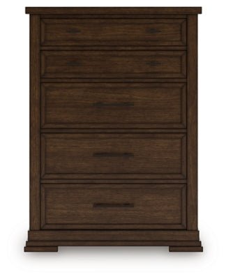 Taffenbrook Chest of Drawers - Light Brown Accent Chest modern furniture Contempo Furniture