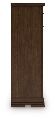 Taffenbrook Chest of Drawers - Light Brown Accent Chest modern furniture Contempo Furniture