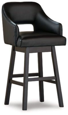 Tallenger Bar Height Bar Stool - Black Stool Set modern furniture Contempo Furniture