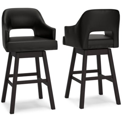 Tallenger Bar Height Bar Stool - Black Stool Set modern furniture Contempo Furniture
