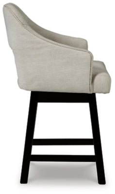 Tallenger Counter Height Bar Stool - Beige Stool Set modern furniture Contempo Furniture